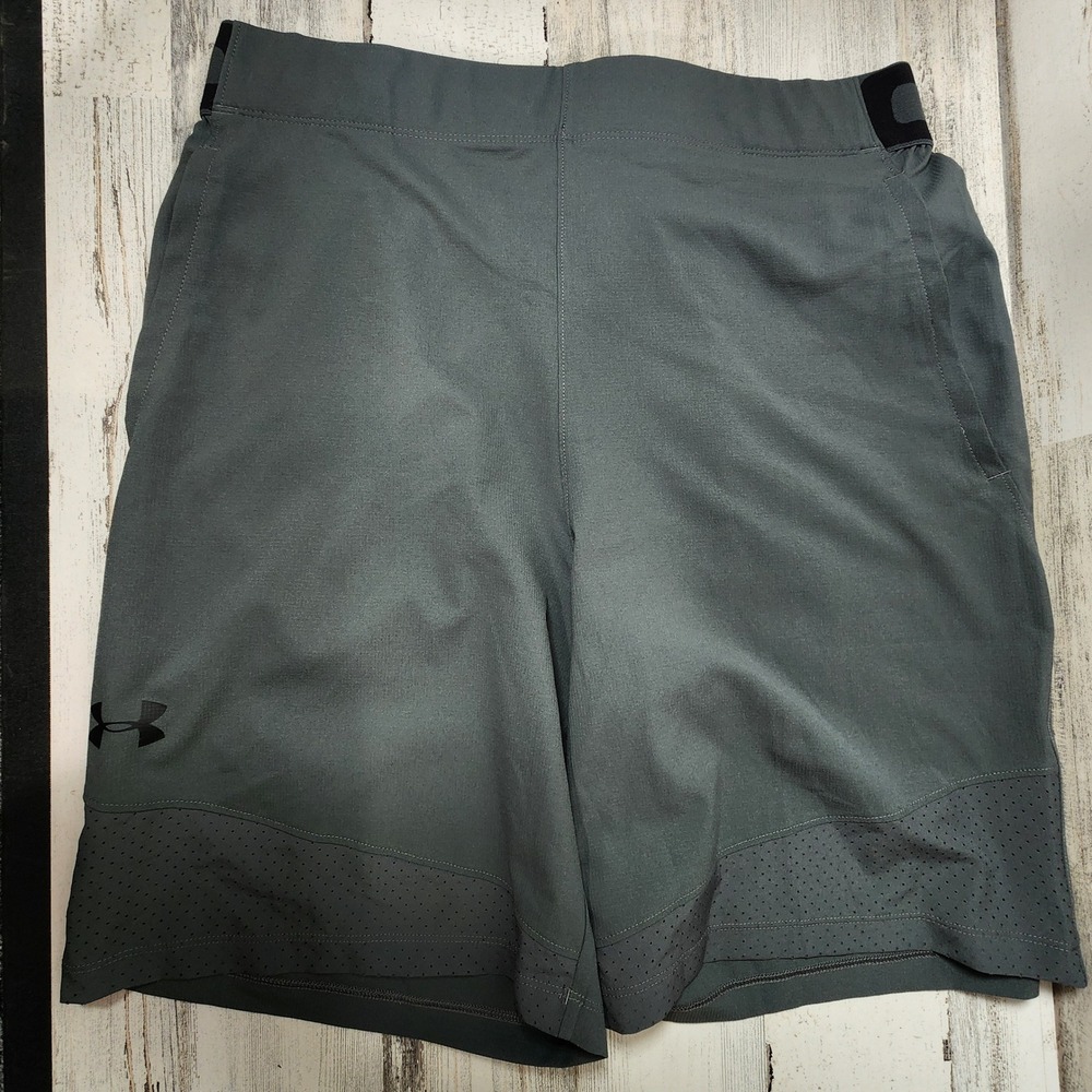Under Armour Shorts Mens Large Gray HeatGear Vanish Woven Training Athletic NWT